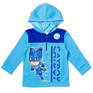 PJ Masks Catboy Fleece Half Zip Hoodie Little Kid - 1 of 4