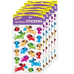 TREND Puppy Pals superShapes Stickers-Large, 160 Per Pack, 6 Packs - 1 of 4