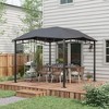 Aghana Digitals 9.8'x9.8' Outdoor Grill Gazebo with UV-Blocking Polyester Canopy, Geodesic Roof & - 2 of 4