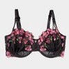 Curvy Couture Plus Size Lush Embroidery Unlined Balconette Bra - 3 of 4