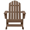 vidaXL Patio Rocking Chair Wood Brown - 2 of 4