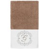 Linum Home Textiles 100% Turkish Cotton MONICA 3PC Embellished Towel Set - 3 of 4