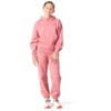 Future Planet Kids Unisex (6-14) Premium Fleece Lined Soft Cotton Pullover Hoodie Sweatshirt Loose Fit Pink - 3 of 4