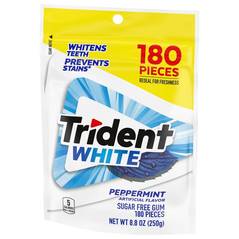 Trident White Peppermint Sugar-Free Gum - 180ct, 4 of 12