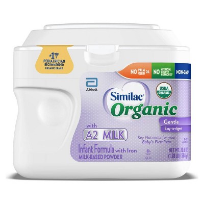 Similac Organic A2 Infant Formula Powder - 20.6oz