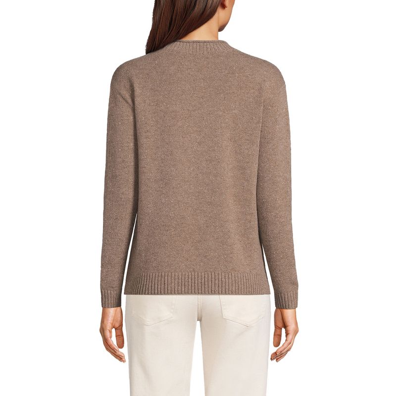 Lands' End Women's Cashmere Easy Fit Crew Neck Sweater, 2 of 7