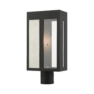Livex Lighting Lafayette 1 - Light Post Light in  Black - 1 of 3