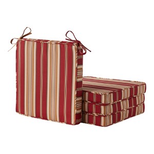 18in Square Outdoor Chair Pad Set of 4 - 1 of 4