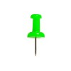 JAM Paper Colored Pushpins Lime Green Push Pins 2 Packs of 100 522416893A - 3 of 4