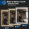 Frameless LED Bathroom Mirror, Backlit & Front Lit, RGB, Dimmable, Anti-Fog, Memory, Shatter-Resistant, ETL Listed Vanity Wall Mirro - 2 of 4