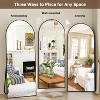 BEAUTYPEAK 71"x26" Arched Full Length Mirror with Stand, Wall Mounted Floor Mirror or Leaning Mirror for Bedroom or Living Room - 4 of 4