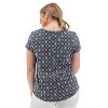 Aventura Clothing Women's Kristy Cap Sleeve Scoop Neck T-Shirt - 2 of 4