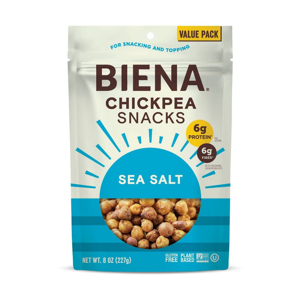 Biena Chickpea Snacks Sea Salt - 8oz