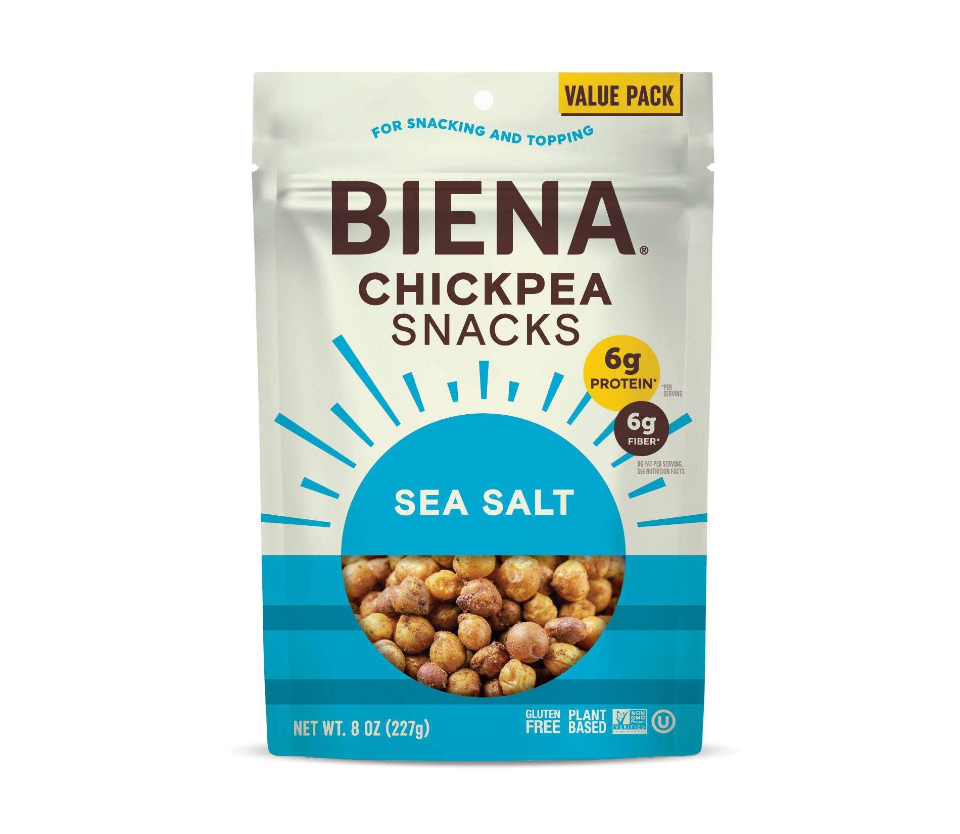 Biena Chickpea Snacks Sea Salt - 8oz