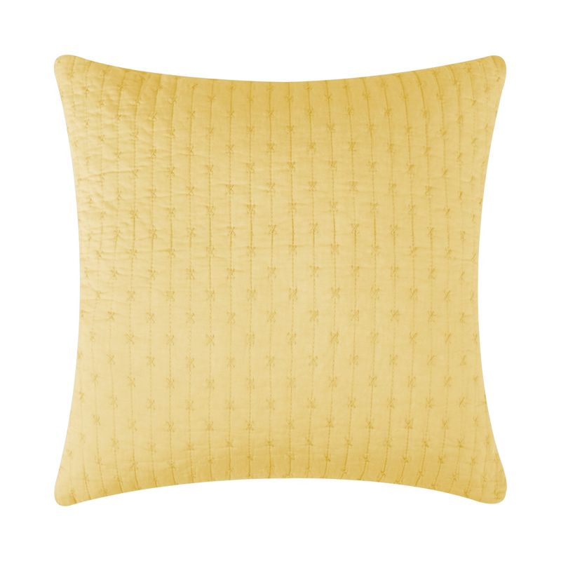 Cross Stitch Bright Square Pillow 18x18 - Levtex Home, 1 of 3