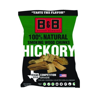 B&b Charcoal All Natural Hickory Wood Smoking Chunks 549 Cu In : Target