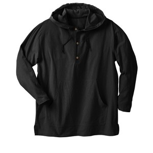 KingSize Men's Big & Tall Gauze Hoodie - 1 of 4