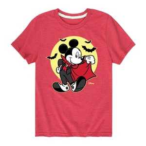 Boys' - Disney - Mickey Vampire Short Sleeve Graphic T-Shirt - 1 of 4