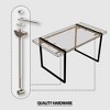 NicBex 59 Inch Rectangle Dining Table,Modern Kitchen Table with MDF Tabletop and Metal Legs for 4 to 6 - 4 of 4