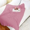 PiccoCasa 100% Cotton Knitted Soft Home Office Bed Blankets - 3 of 4