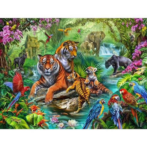 Sunsout Tiger Jungle 500 Pc Jigsaw Puzzle 70806 : Target