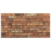 VidaXL 3D Wall Panels with Brown Brick Design 10 pcs EPS - 2 of 4