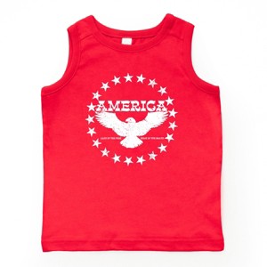 The Juniper Shop America Circle Stars Youth Tank Top - 1 of 4