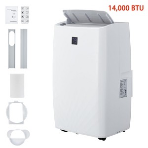 12000 BTU Portable Air Conditioner, Portable AC Unit Up to 550 Sq Ft, Fan & Dehumidifier, Remote Control, Quiet Operation, Installation Kit - 1 of 4