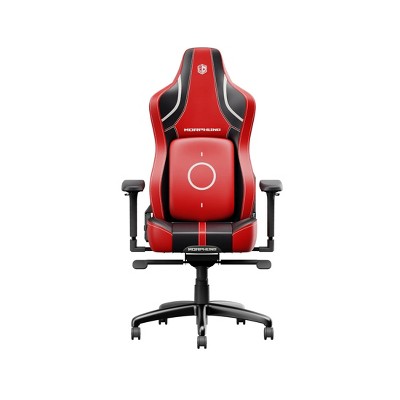 NicBex Adjustable Height Gaming Chair,High Back Office Chair with Lumbar Support and Flip-up Armrests for Gaming Work Study,Red