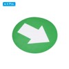 Unique Bargains Waterproof Self-Adhesive Wall Marking Enter Sign with Arrows 4 Pcs - 3 of 4