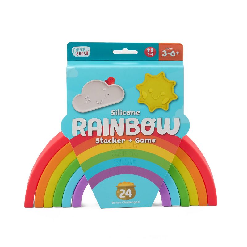 Chuckle &#38; Roar Mini Rainbow Stacker Kids&#39; Puzzle - 8pc, 1 of 12