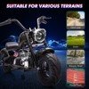 36V 350W Electric Dirt Bike for Teens, 16.5MPH Off-Road Motorcycle with Spring Suspension, LED Lights, Music & Leather Seat, Max 176lbs - 4 of 4