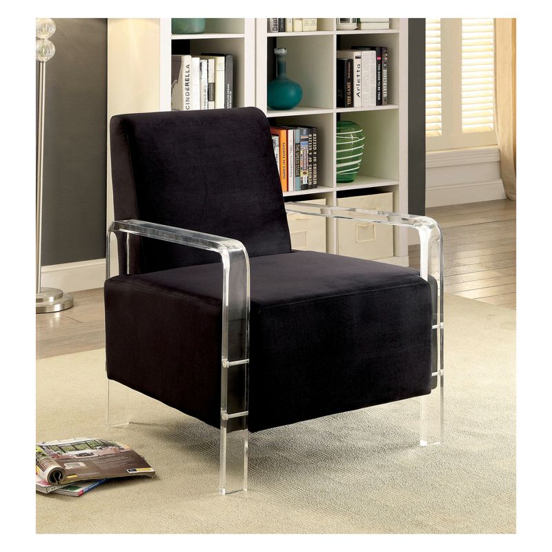 Crider Contemporary Acrylic Frame Accent Chair - HOMES: Inside + Out, 2 of 4