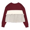NFL Washington Commanders Girls' Crew Neck Fleece Sweatshirt - 3 of 3