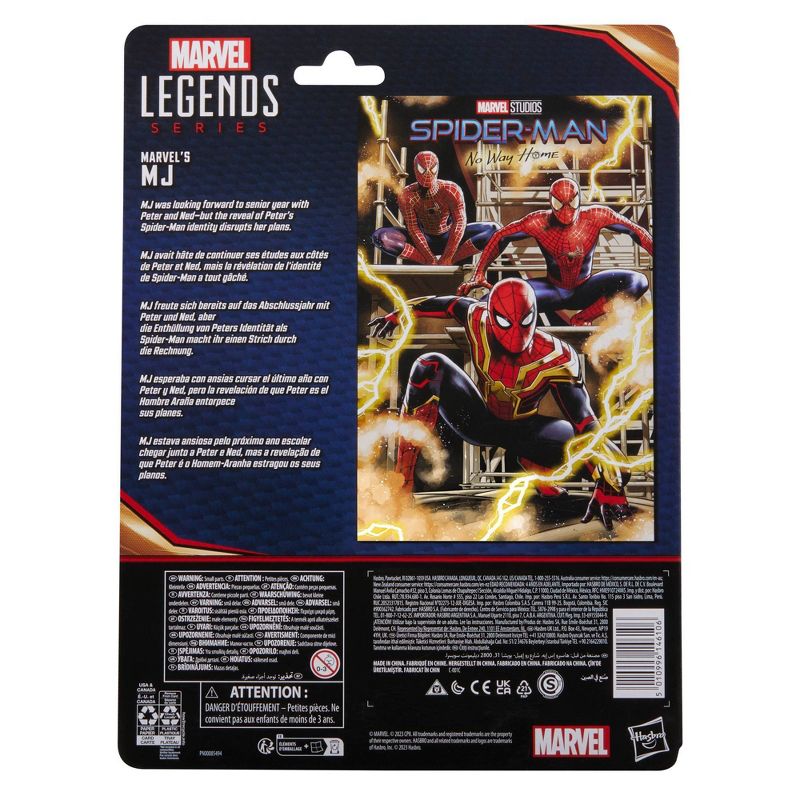 Marvel Spider-Man Legends MJ Action Figure, 4 of 11