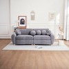 84" Modern Chenille Upholstered Sofa Couch, Sectional Loveseat with Solid Wood Frame for Living Room, Apartment, Bedroom, or Home Office - 2 of 4