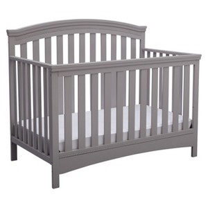 Delta Children Emerson 4-in-1 Convertible Crib -Gray