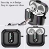 HTUTWOO AirPods 4 Case, Compatible with Magsafe with Active Noise Cancellation, Cleaning Kit and Keychain for Men Women - 3 of 4