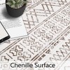 Boho Machine Washable Area Rug Modern Geometric Non-Slip Accent Rug Farmhouse Carpet - 4 of 4