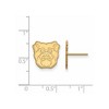 Black Bow Jewelry 14k Yellow Gold Butler Bulldogs NCAA Post Earrings - 2 of 3