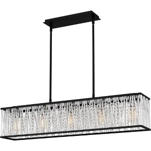 Quoizel Lighting Celeste 5 - Light Chandelier in  Matte Black - 1 of 4