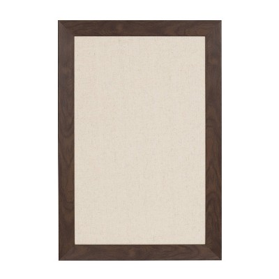 29.5" x 45.5" Beatrice Pinboard Rustic Brown - DesignOvation