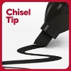 TRU RED Tank Permanent Markers Chisel Tip Blk 5/Pack TR54523 - 3 of 4