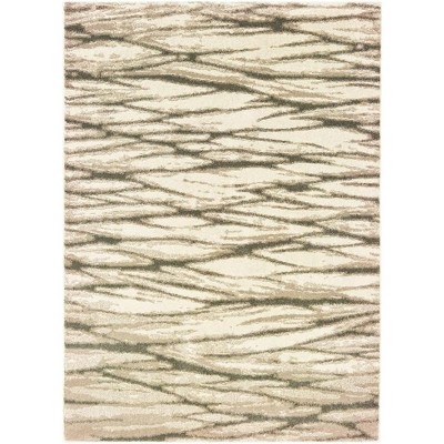Oriental Weavers Carson 9671C Ivory/ Sand Indoor Area Rug - 2'3" x 7'6"