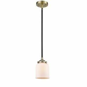 Bell - 1 Light Stem Hung Mini Pendant In Industrial Style-7.38 Inches Tall and 5 Inches Wide - 1 of 1