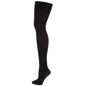 Capezio Black Women's Hold & Stretch Footed Tight, Large : Target