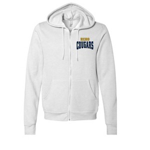 Adult Echo High School Cougars Name Full-Zip Fleece Hoodie