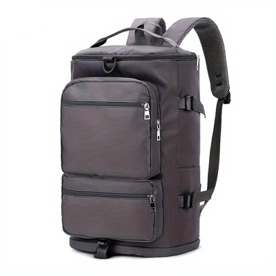 DOMETOUR Large Capacity Waterproof Duffel Bag with Dry-Wet Separation, Shoe Compartment, and Adjustable Shoulder Strap for Travel, Sports, and Fitness