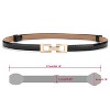Unique Bargains Women's Metal Buckle Adjustable Thin High Waist Belt - 3 of 4