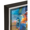 Creative Mark Illusions Floater Frame for 3/4" Depth Stretched Canvas Paintings & Artwork - [Black with Silver Edge] - 4 of 4